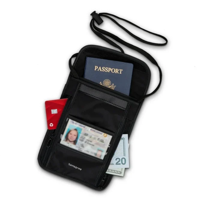 Bolsa de pescoço RFID Bolsa de pescoço RFID