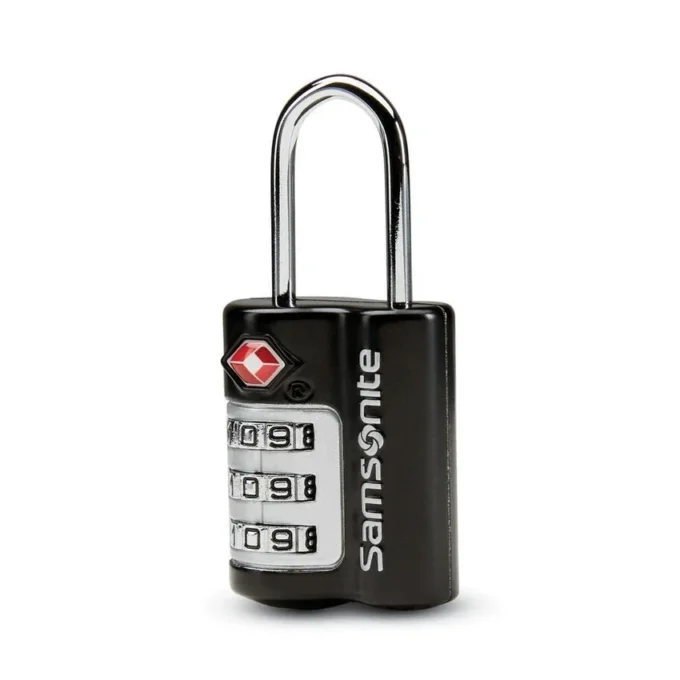 Cadeado de combinação Travel Sentry com 3 mostradores Cadeado de combinação Travel Sentry com 3 mostradores
