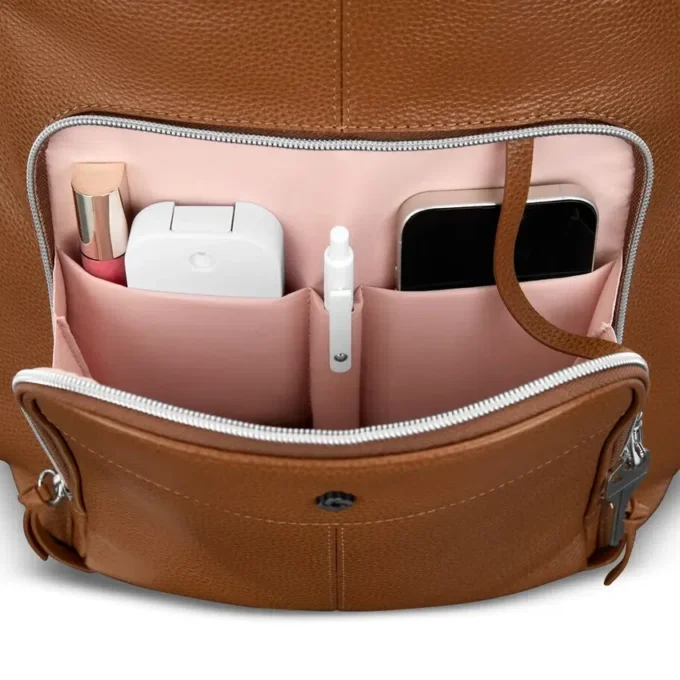 Mochila de luxo em pele Mobile Solution 2 Mochila de luxo em pele Mobile Solution 2