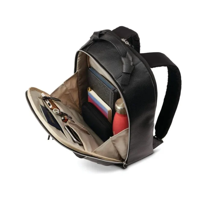 Mochila de pele para uso diário feminino Mochila de pele para uso diário feminino