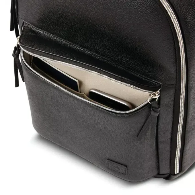 Mochila de pele para uso diário feminino Mochila de pele para uso diário feminino